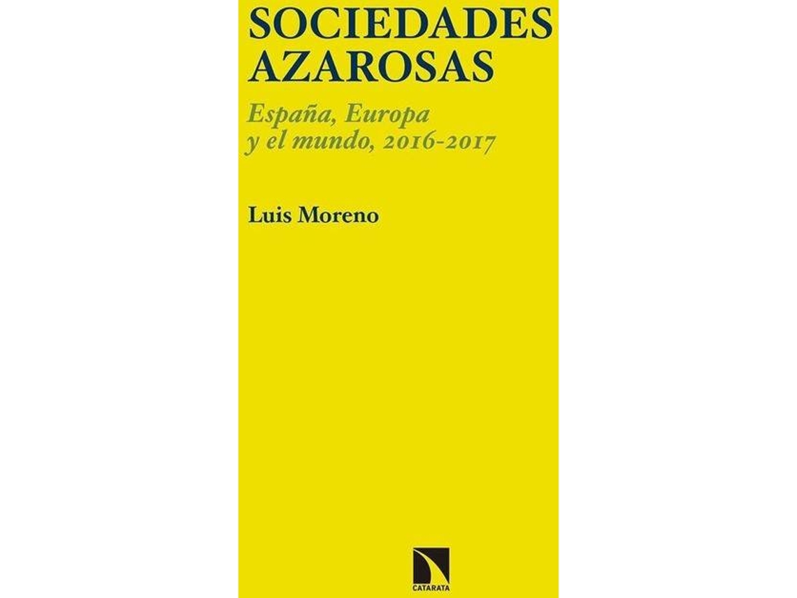 Libro Sociedades Azarosas de Luis Moreno Fernádezz (Español)