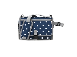 Bolsa cambiadora portátil para bebé, impermeable, lavable, plegable, para bebés y mamás, ideal para exteriores (punto azul)