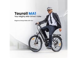 Bicicleta Eléctrica Touroll MA1 Con Motor De 250W Y 110km Autonomía