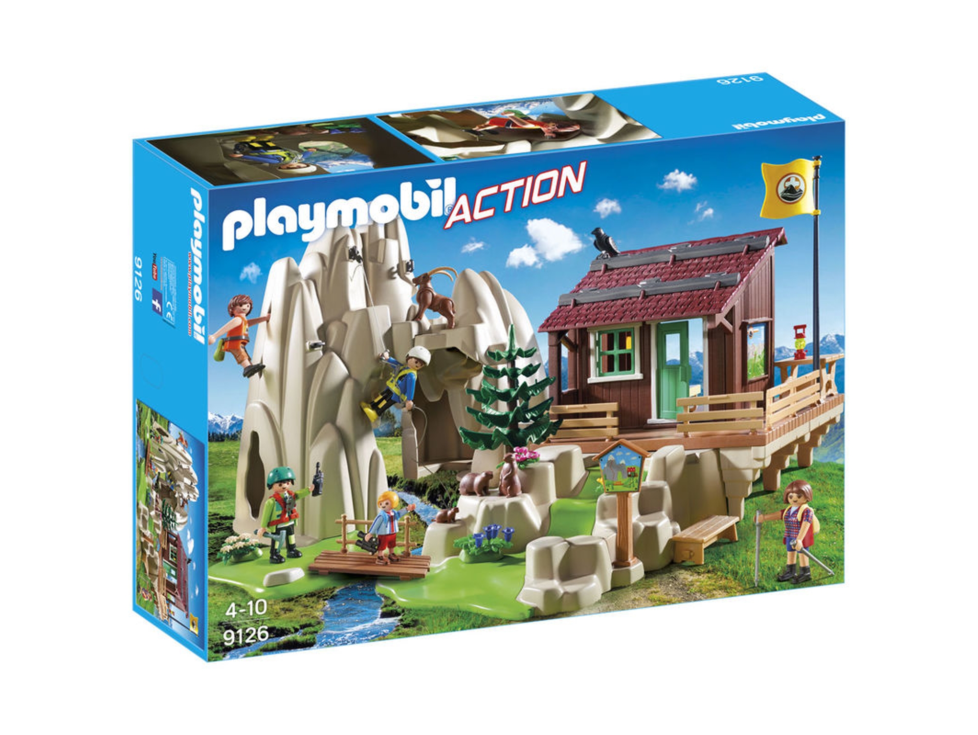 PLAYMOBIL Sports & Action: Montañeros con refugio - 9126 (Edad Mínima: 4 - 23 Piezas)