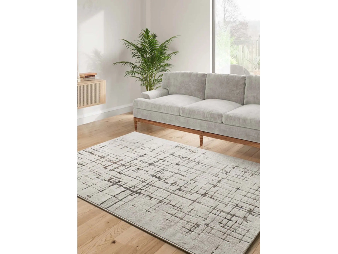 Alfombra Interior Moderno - Atticgo - Ceres Crema / Marrón 200x285 Cm