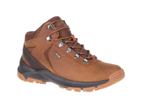 Botas à Prova de Água de Hombre para Caminar MERRELL Erie Mid Piel Marrón (40)