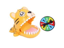 Ats-juguete De Morder Dedo Animales Cartón Para Aliviar Estrés Y Ansiedad Juego Dentista Con Rueda Giratoria Amarillo
