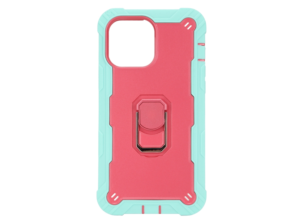 Cubierta De Armadura Antiarañazos Con Soporte Para Iphone 13 Pro Max Funda Protectora De Armadura (polvo Verde)