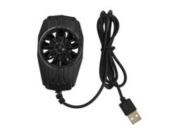 Ventilador De Resfriamento Portátil Para Celular Super Silencioso Radiador Mini Para Jogos E Vídeos Preto