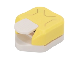 Cortador De Esquinas Mini Portátil Multiusos Punzón De Cartón Amarillo