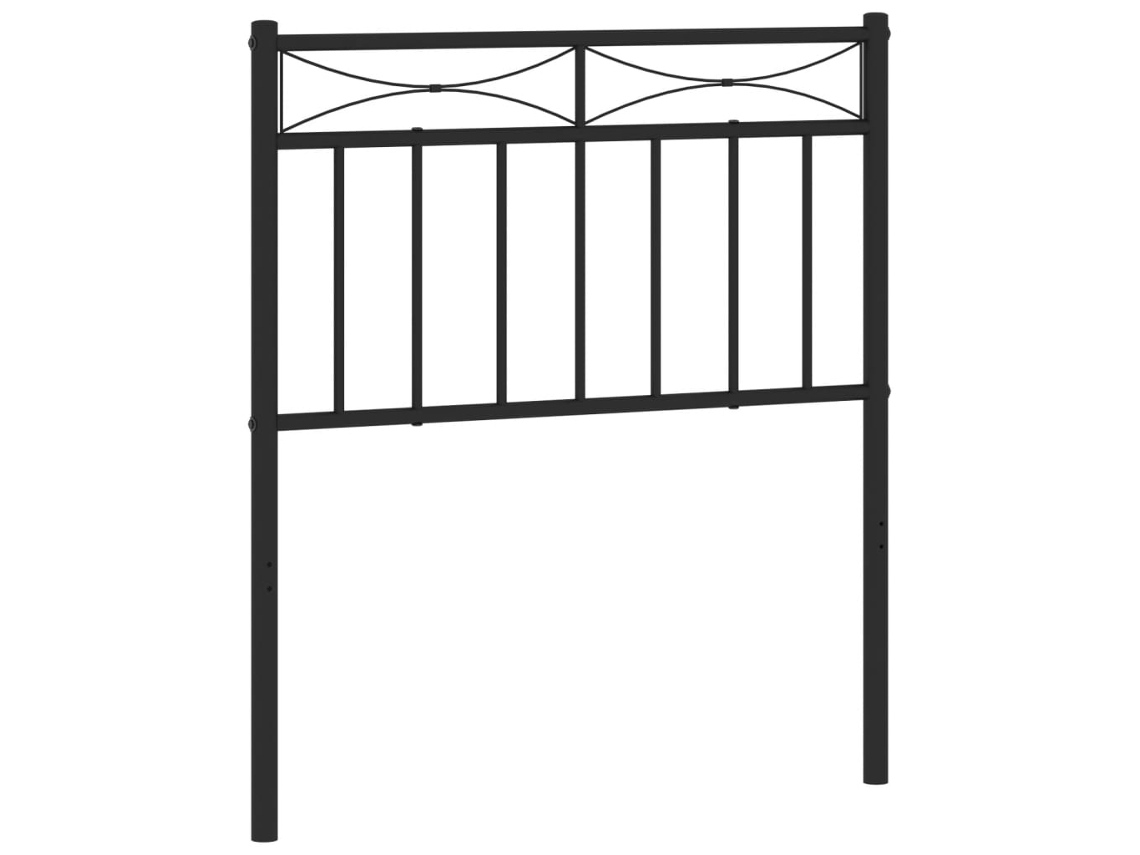 Cabecero de repuesto 75 cm Metal Negro MAISON EXCLUSIVE