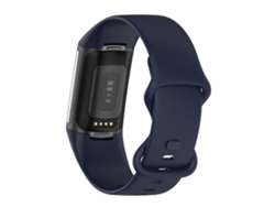 Correa de repuesto de TPU suave para reloj inteligente Fitbit Charge 5 Ly Ebike (grande)