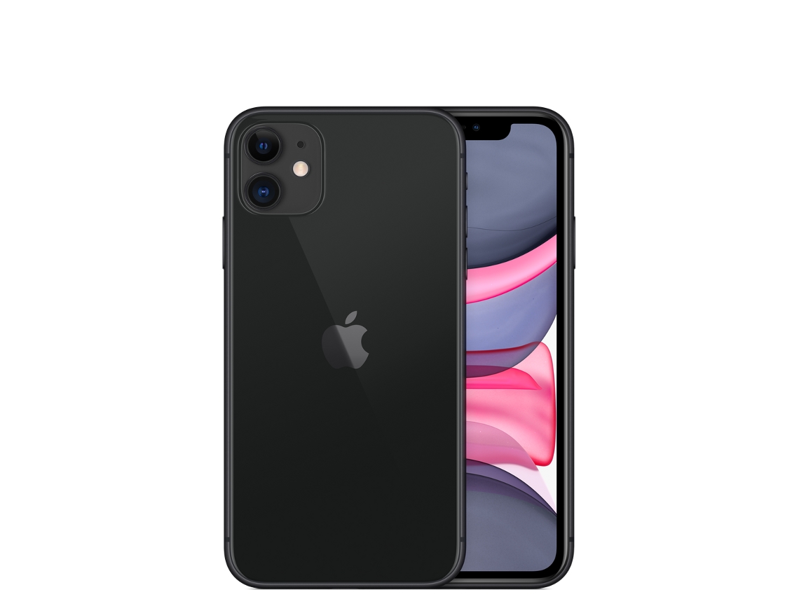 iPhone 11 APPLE (Reacondicionado Como Nuevo - 4 GB - 64 GB - Negro)
