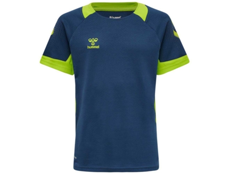 Camiseta de Hombre para Fútbol HUMMEL Lead Poly Azul (164 cm)