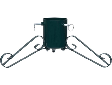vidaXL Soporte para árbol de Navidad verde 58x58x21 cm