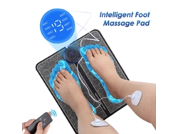 Almohada de masaje para neuropatía plantar con control remoto, 4 almohadas corporales, masaje de espalda y piernas, 8 programas, 19 niveles STELASPLEN