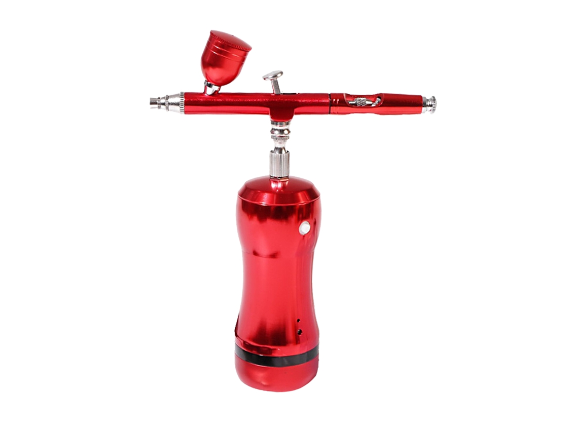 Kit De Aerógrafo Portátil Com Compressor Recarregável 0.3mm Para Pintura, Unhas, Tatuagens, Decoração De Pastéis E Modelos Diy