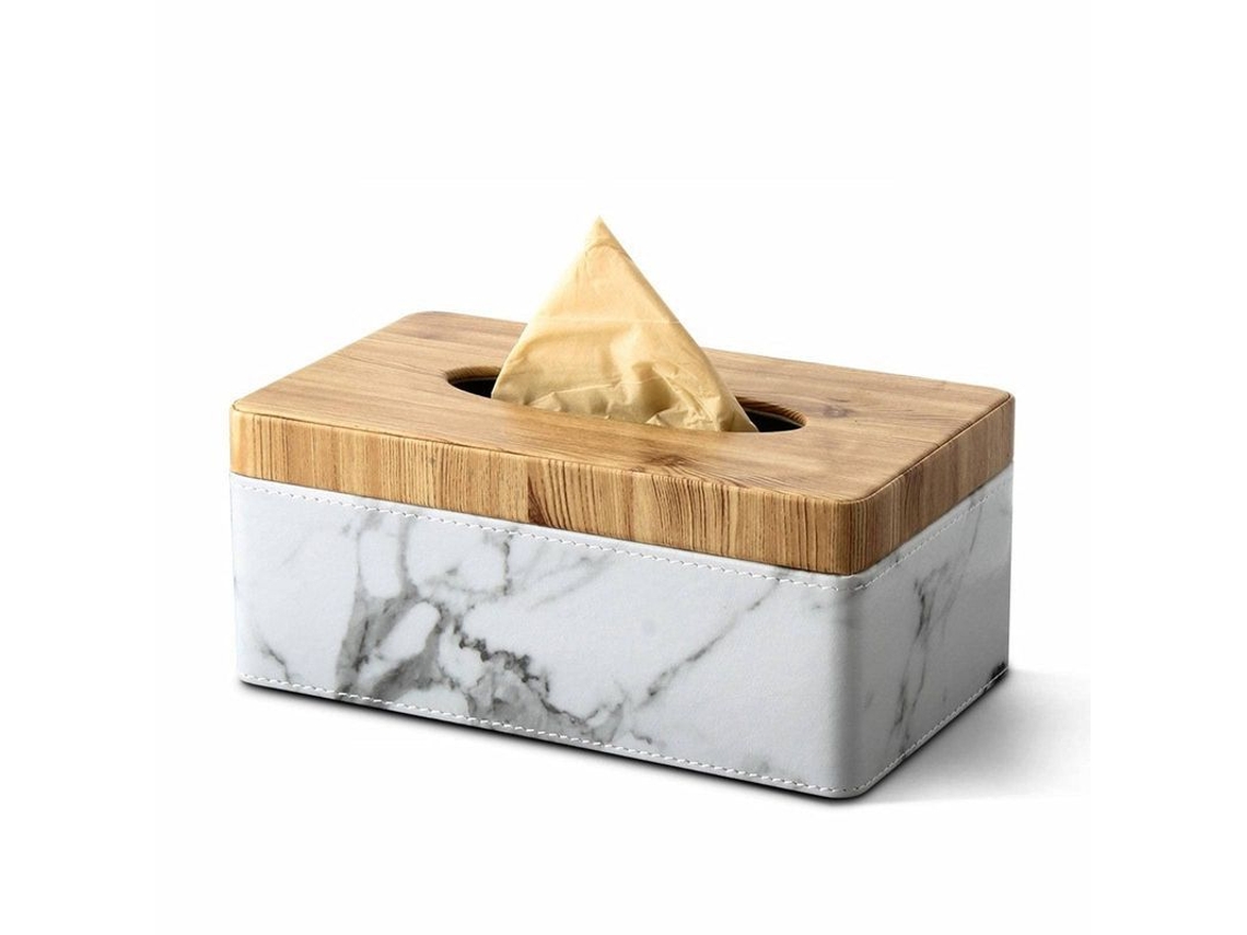2026da-cubierta De Caja De Pañuelos Rectangular Moderna Con Diseño De Mármol Blanco Para Hogar Y Regalo