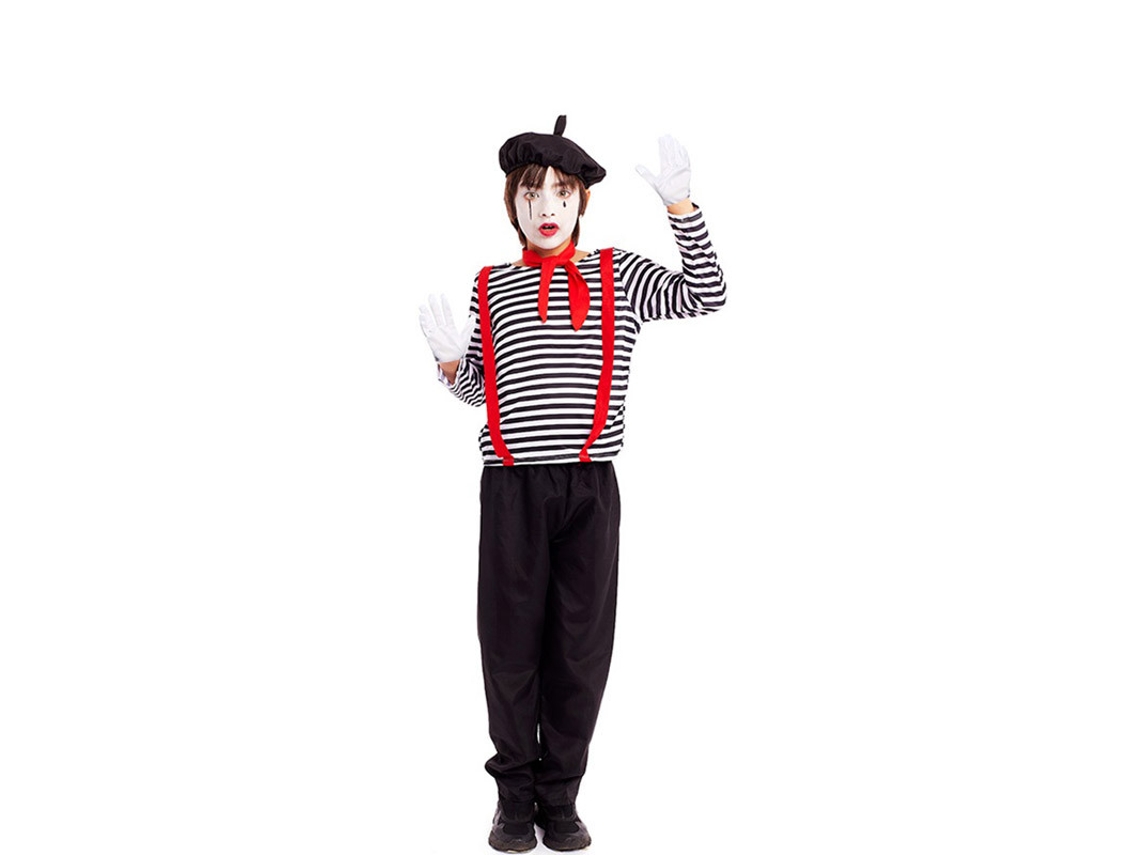 Disfraz de Niño PARTILANDIA mimo rayado (Tam.: 7-9 anos)