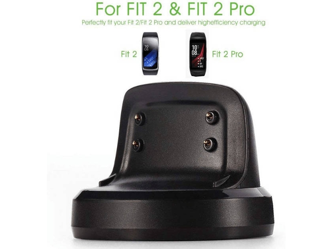 Cable Cargador USB Smartwatch PHONECARE Samsung Gear Fit 2, Gear Fit 2 Pro Negro