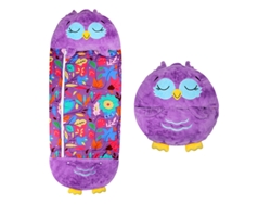 Saco De Dormir Para Niños 2 En 1 Divertido Animal De Dibujos Animados Con Almohada Plegable 165 * 70 Cm CHRUI Búho