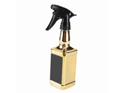 Botella De Pulverización Para Peluquería 500ml Herramienta De Salón Barbista Riego Jardín Hogar (oro)