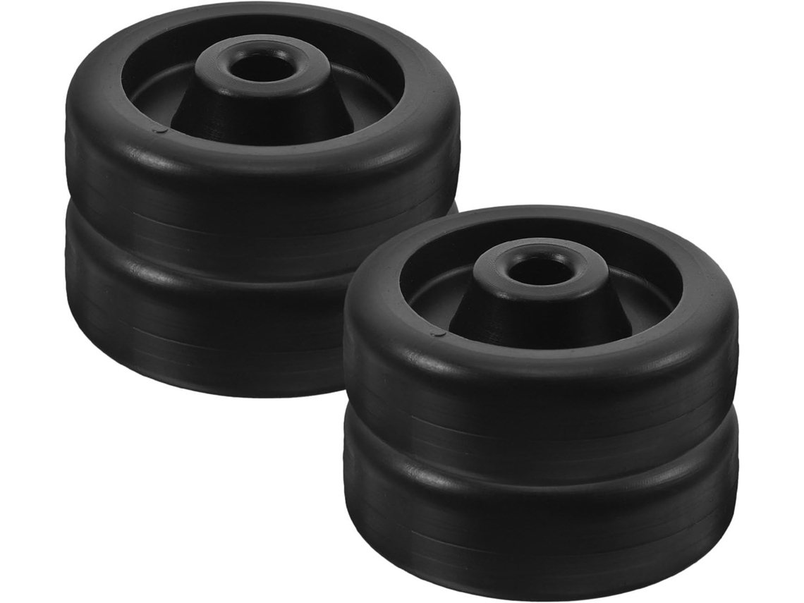 Juego de 4 ruedas universales para fitness, ciclismo, deportes y uso doméstico.