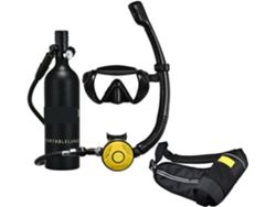 Mini Botella De Buceo, Tubo De Snorkel, Rebreather, Equipo Portátil De Apnea