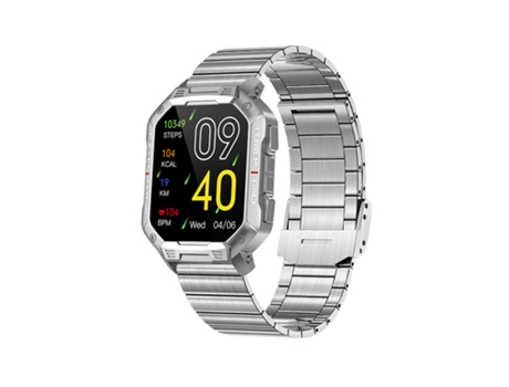 Reloj inteligente: reloj inteligente militar para hombres, reloj inteligente de 1,83 pulgadas para teléfono Android iPhone