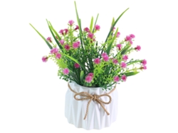 Mini Plantas Artificiales para Decoración de Escritorio de Oficina en Macetas de Cerámica KOFIHETY