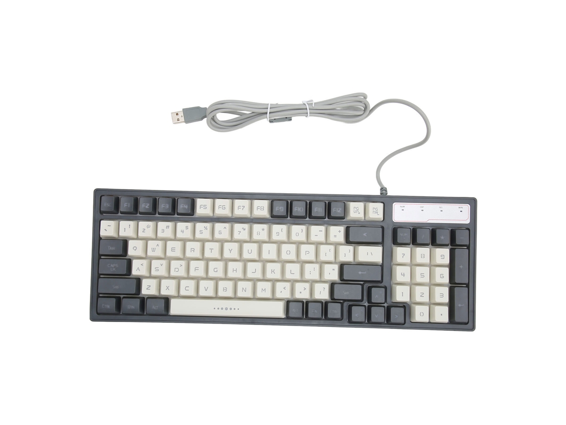Baoj-2026novoteclado Membrana Usb Com 96 Teclas Rgb Para Jogos