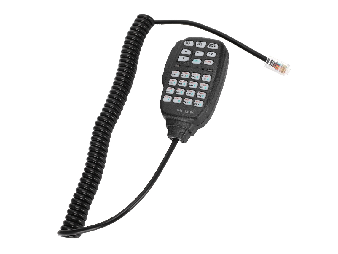 Microfone De Mão Mini Hm-133v 8-pino Para Rádio Walkie Talkie Ic-208h Ic-2100h Ic-2200h