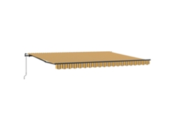 Maison Exclusive - Toldo Retráctil Multicolor 450 X 300 Cm Poliéster Y Acero