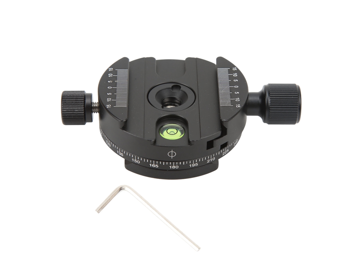 Placa de liberación rápida para cámara, adaptador para trípode y abrazadera para DSLR