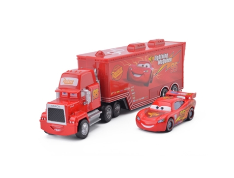 Muñeco GAATPOT 2Pcs/Lot Disney Pixar Cars Toys Lightning Mcqueen Mack Uncle Truck 1:55 Diecast Model Alloy Modle Figures Toys Gifts For Kids