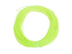 Mali linha de Pesca com Mosca Wf Flutuante Portátil de Pvc para Água Doce e Salgada Amarelo Fluorescente