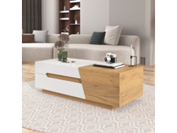 Mesa De Centro Extensible Con Cajones Y Bloques.