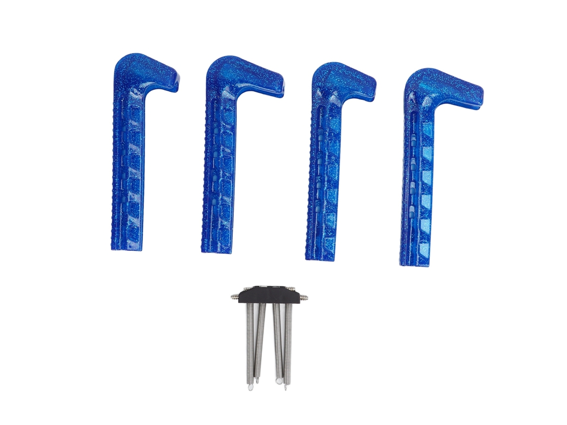 Protectores de patines de plástico antideslizantes y ajustables para el hogar.
