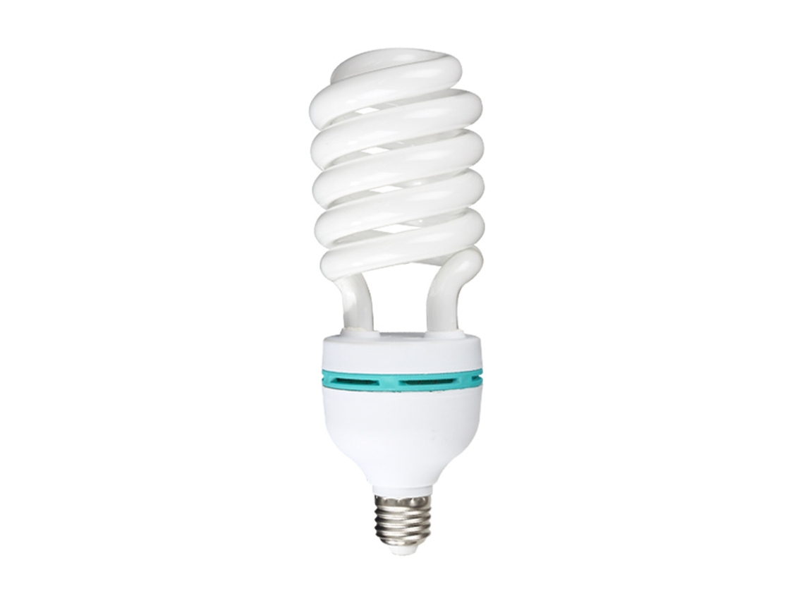 Bombilla de bajo consumo, luz blanca, 6500k, 105w, 170-250v, base universal E27/E14, ORBITRA COMMERCE (50-65hz)