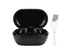 Fones De Ouvido Bluetooth Tws Sem Fio Headset Com Carregamento Type-c Processamento De Metal Titânio Cnc Preto
