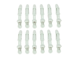 12 Clips De Pelo Pico De Pato Para Peinado Y Sección, Diseño Antideslizante, Material Abs Duradero