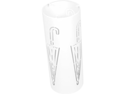 Soporte Para Paraguas De Hierro Inoomp, Blanco,, Con Estante De Almacenamiento, Para El Hogar Y La Oficina, Organizador