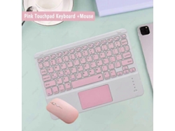 Teclado Bluetooth compatible con ruso, árabe, coreano y español para Android, Samsung, Windows, Apple, Mac y iPad. Everley891