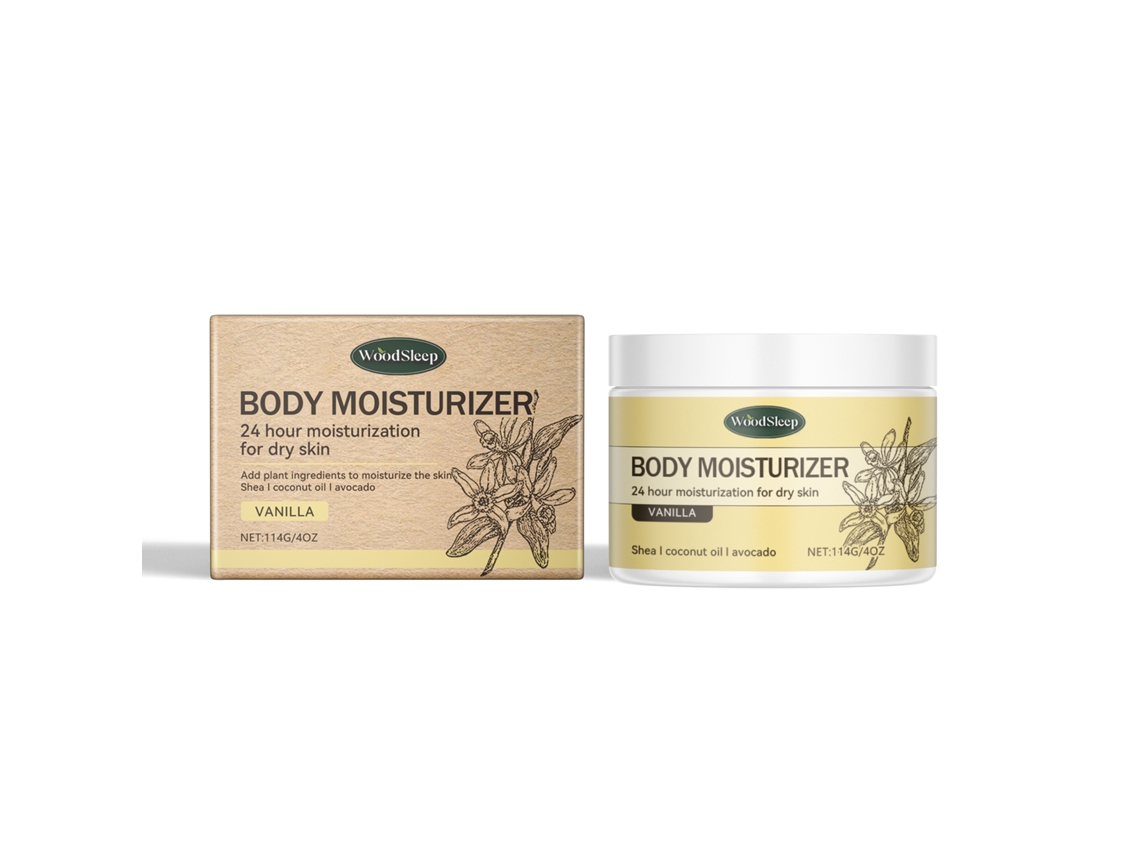 Crema hidratante corporal con aroma a vainilla