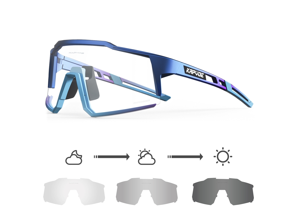 Gafas De Ciclismo Fotocromáticas Para Hombre Y Mujer, Ideales Para Ciclismo Al Aire Libre, Correr Y Practicar Deportes.