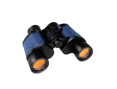 Binoculares para Adultos de Alta Potencia 60 Binoculares para Deportes al Aire Libre con Poca luz Visión Nocturna a Prueba de Agua Azul BISBISOUS