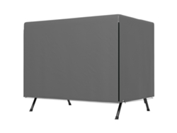 Funda Muebles Jardín Impermeable 215x155x150cm Gris Oscuro