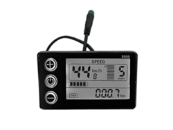 Pantalla LCD S866 protocolo 2 para bici montaña y scooter. Requiere controlador compatible impermeable.