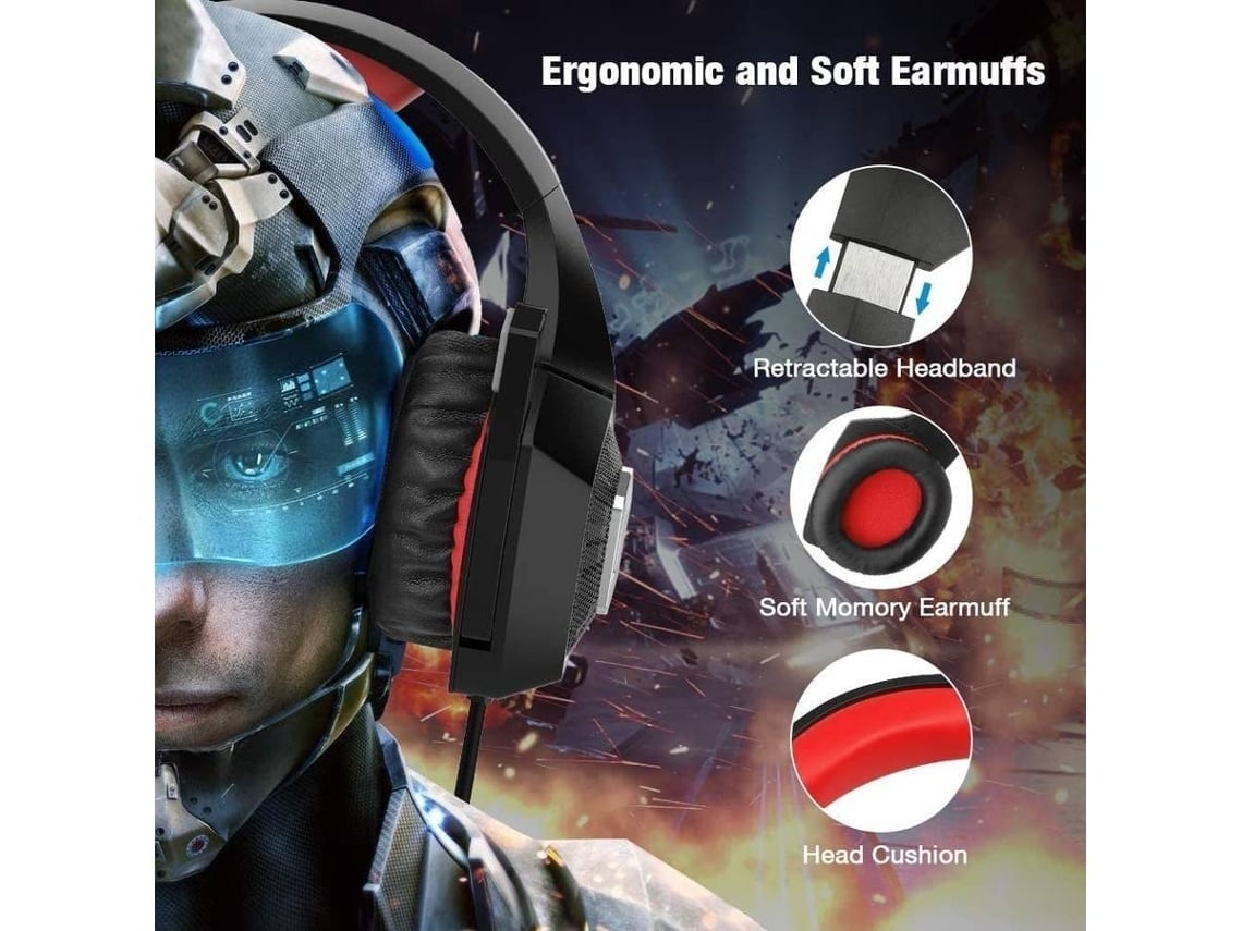 Auriculares Gaming ENKES Juegos con controlador en línea de