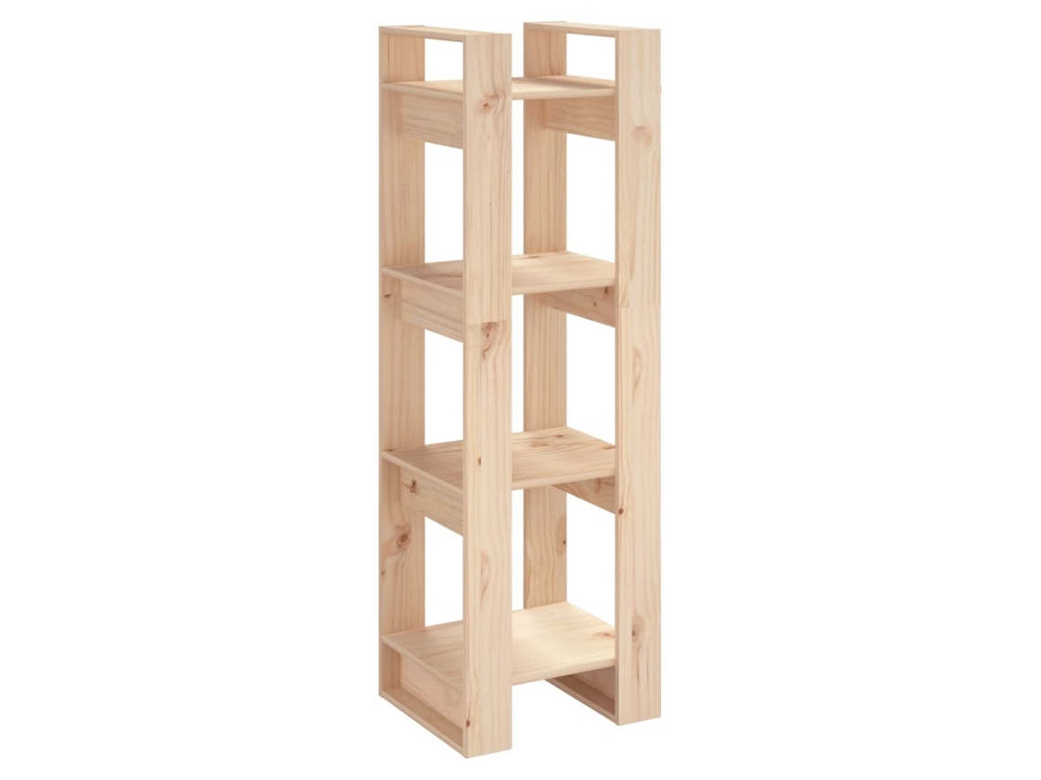 Librería/mampara MAISON EXCLUSIVE en madera maciza de pino (41x35x125 cm)