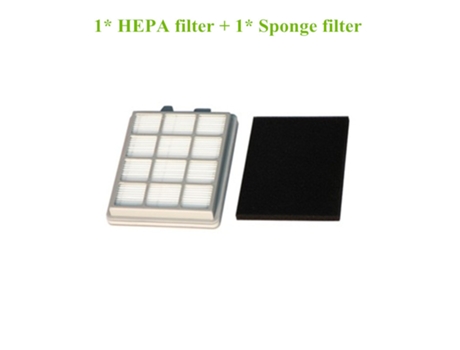 1 filtro Hepa para aspiradora y 1 filtros de esponja para Electrolux Z1870 Z1860 Z1850 Z1880, accesorios de piezas de aspiradora