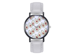 Reloj De Pulsera De Cuarzo Para Mujer Zhoulianfa K042-h Con Correa De Pu Gris Y Esfera Grande.