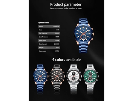 Relojes para hombre, reloj analógico de acero inoxidable para hombre, reloj de pulsera resistente al agua de cuarzo, color blanco y blanco LUUCOZK