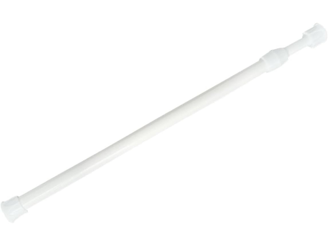 Barra Telescópica Extensible Cortinas Requiere Taladro 40 70 Acero Carbono Abs Almacenamiento No Cm Al Baño